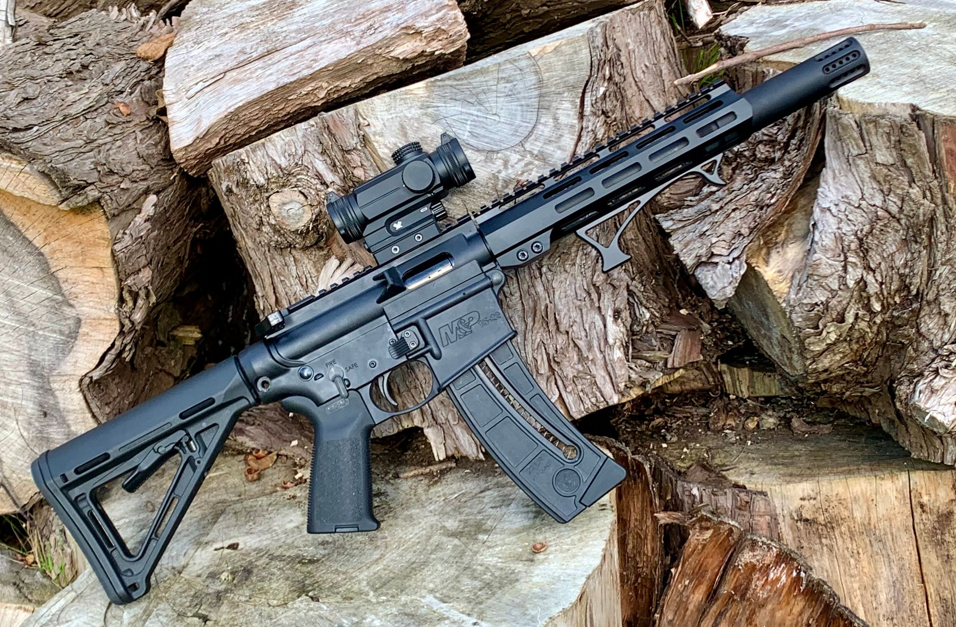 Smith & Wesson M&P15-22 Rifle 12.5” barrel custom builds