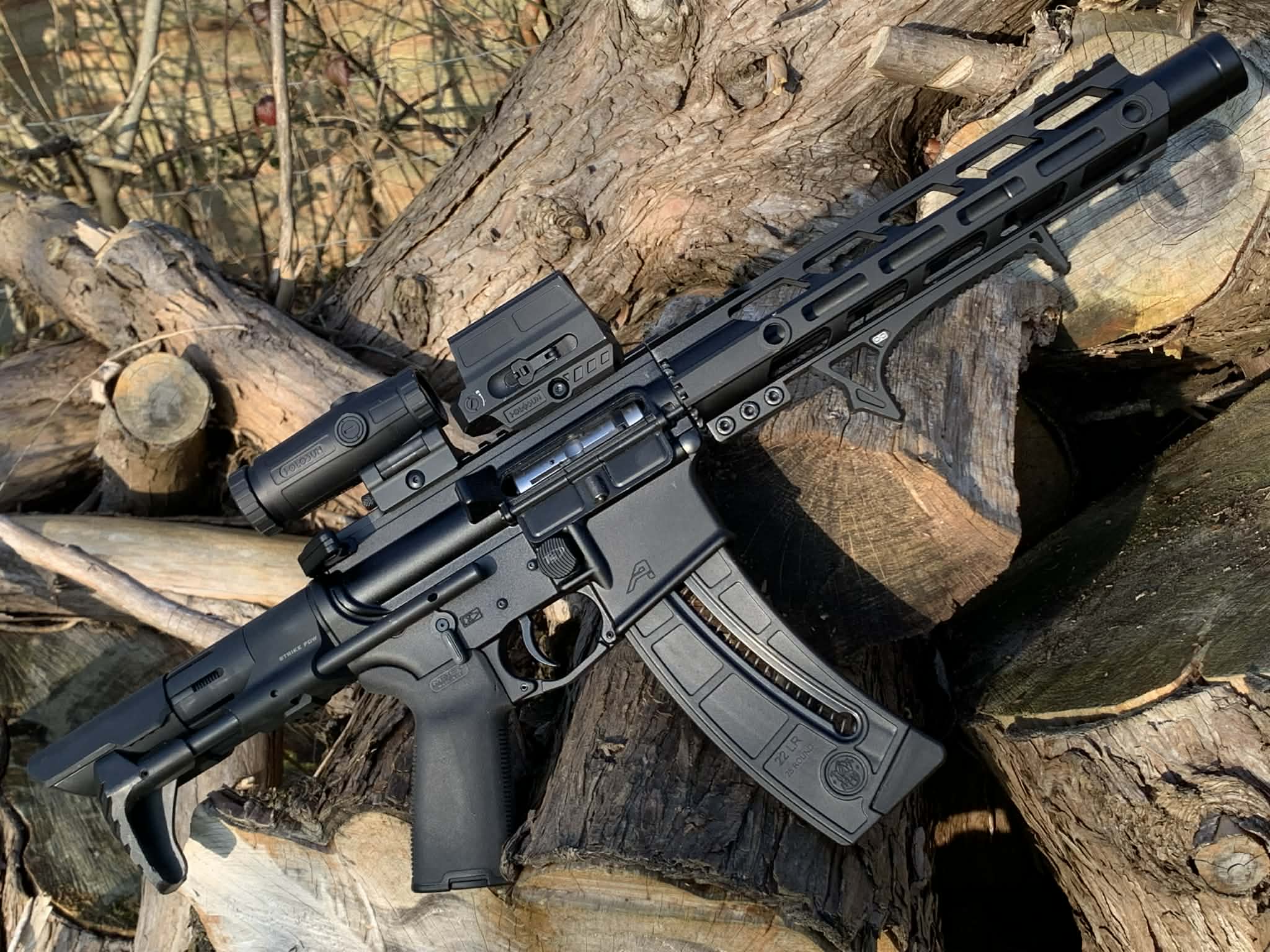 Aero Precision - 12.1" Bore Buddy - MAPS-AP22 .22LR AR15 Rifle - fully Upgraded. - Image 2