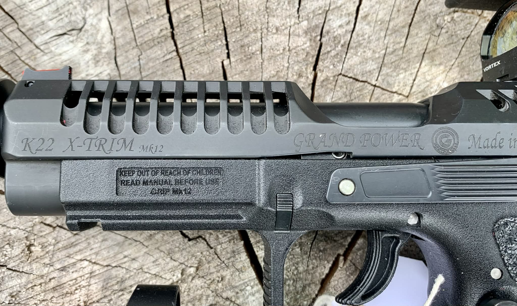 Grand Power K22 Mk12 XTRIM .22lr Long Barrelled Pistol - Pre-Owned - Image 3